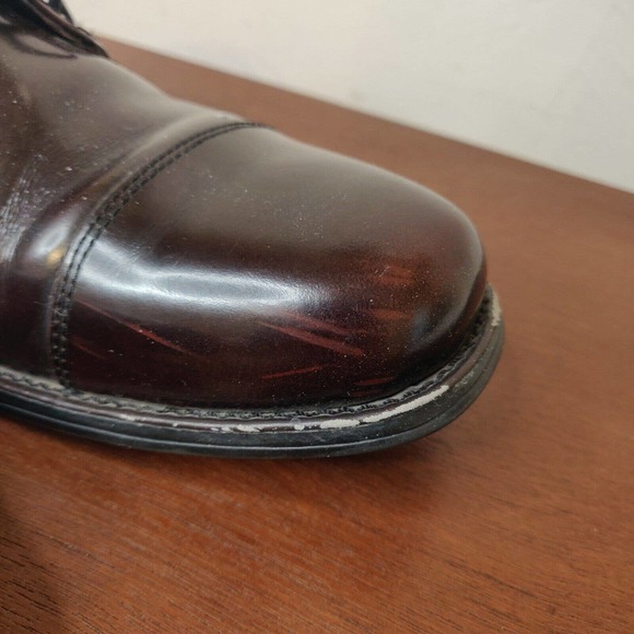 Johnston & Murphy Men\'s Dress Shoes Brown Leather Size 8.5 Lace Up.